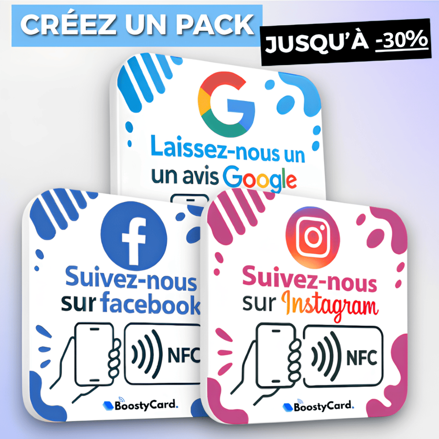 Pack Plaques NFC