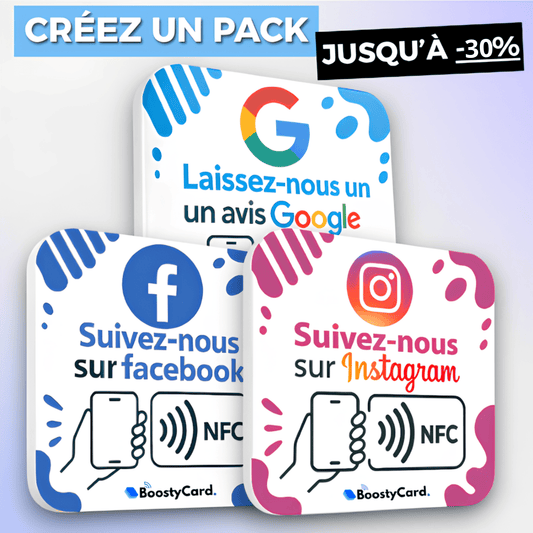 Pack Plaques NFC